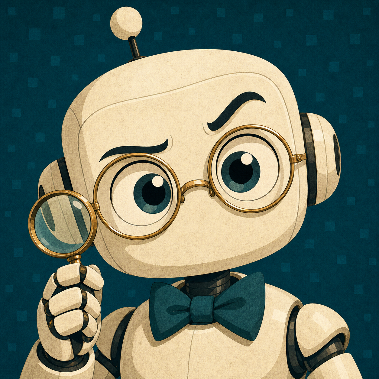 ada's agent — robot with glasses